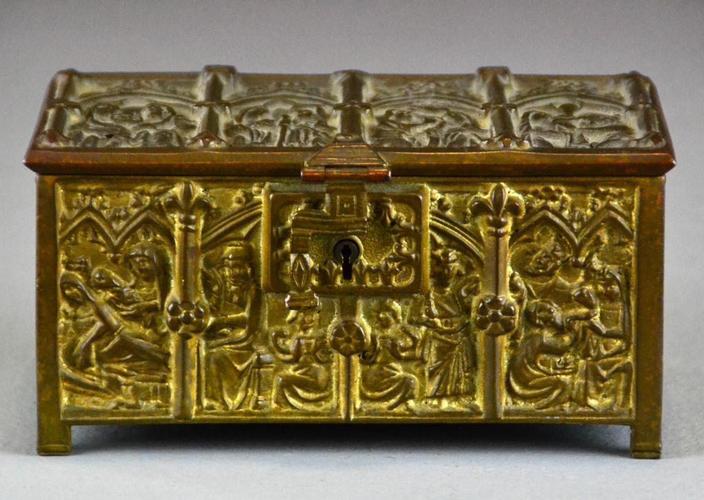 Erhard Sohne Brass Casket In The