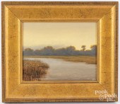 ERIC ANGELOCH, OIL ON BOARD OF