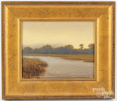 ERIC ANGELOCH, OIL ON BOARD OF