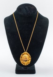 ERIC DE KOLB 14K GOLD SURREALI