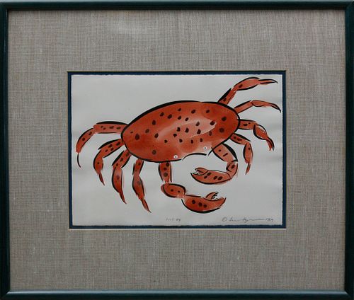 ERIC HOPKINS WATERCOLOR ON PAPER,