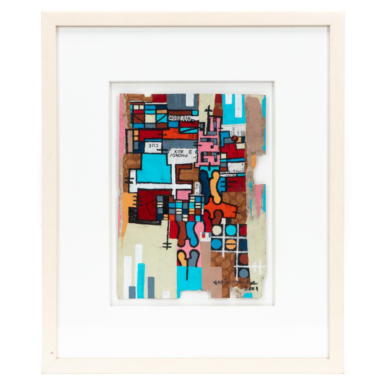 ERIC MACK, COLORFUL ABSTRACT MAP,