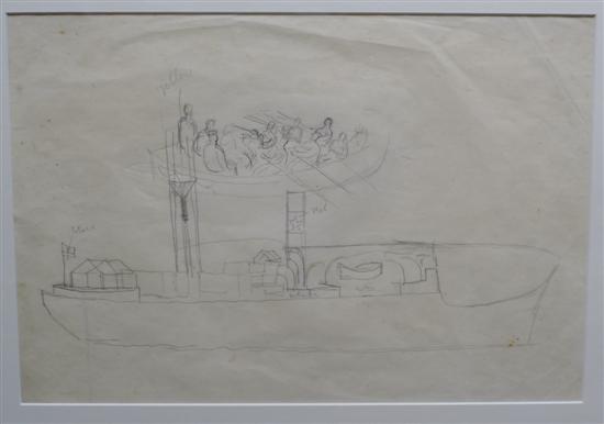 Eric Ravilious (1903-1942) pencil