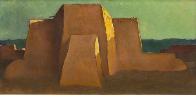 ERIC SLOANE (1905-1985), TAOS ADOBE