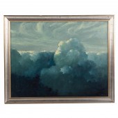 ERIC SLOANE. CLOUDSCAPE WITH A
