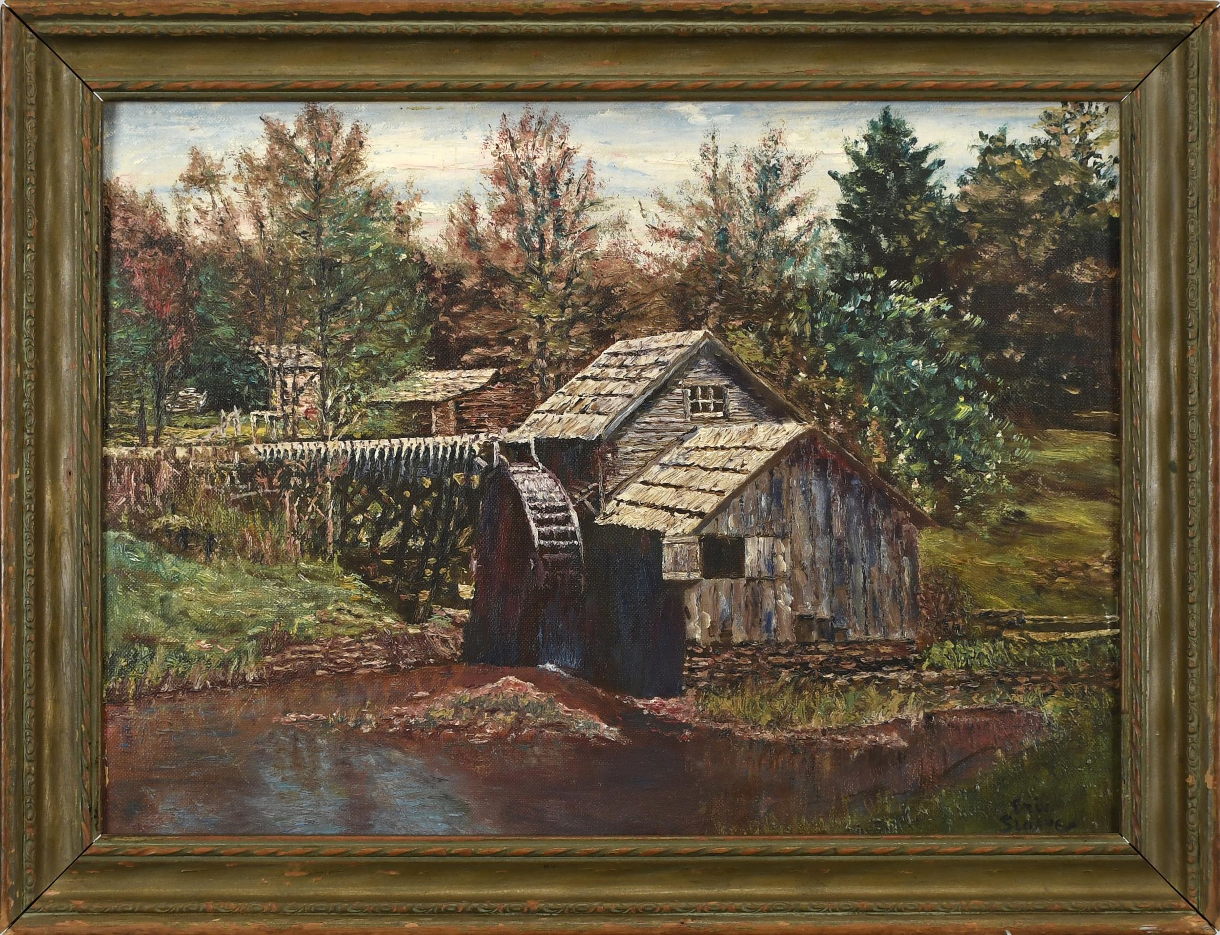 ERIC SLOANE OIL, MILL BUILDING.
