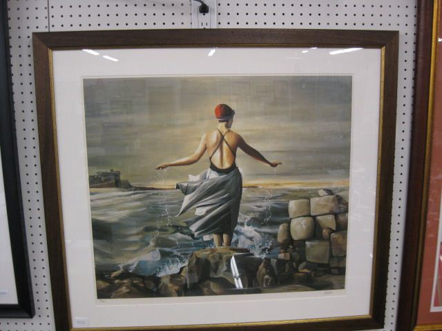 Eric Zener Lithograph ''Calming the