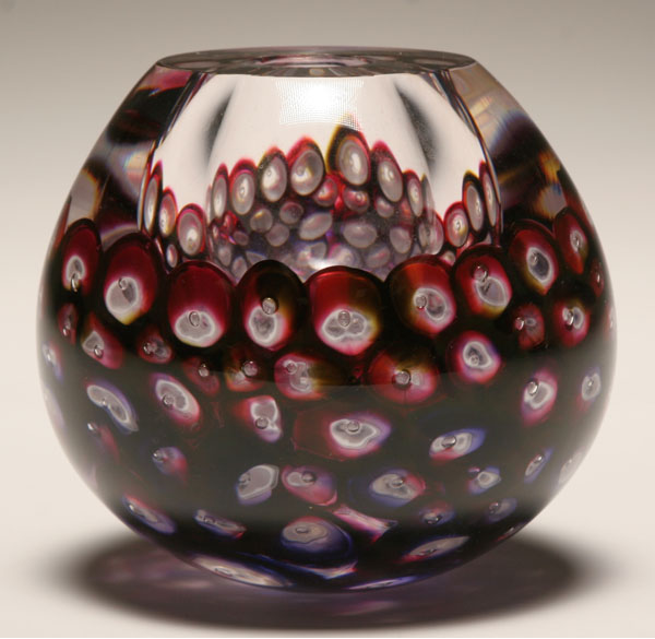 Erikson clear bulbous paperweight