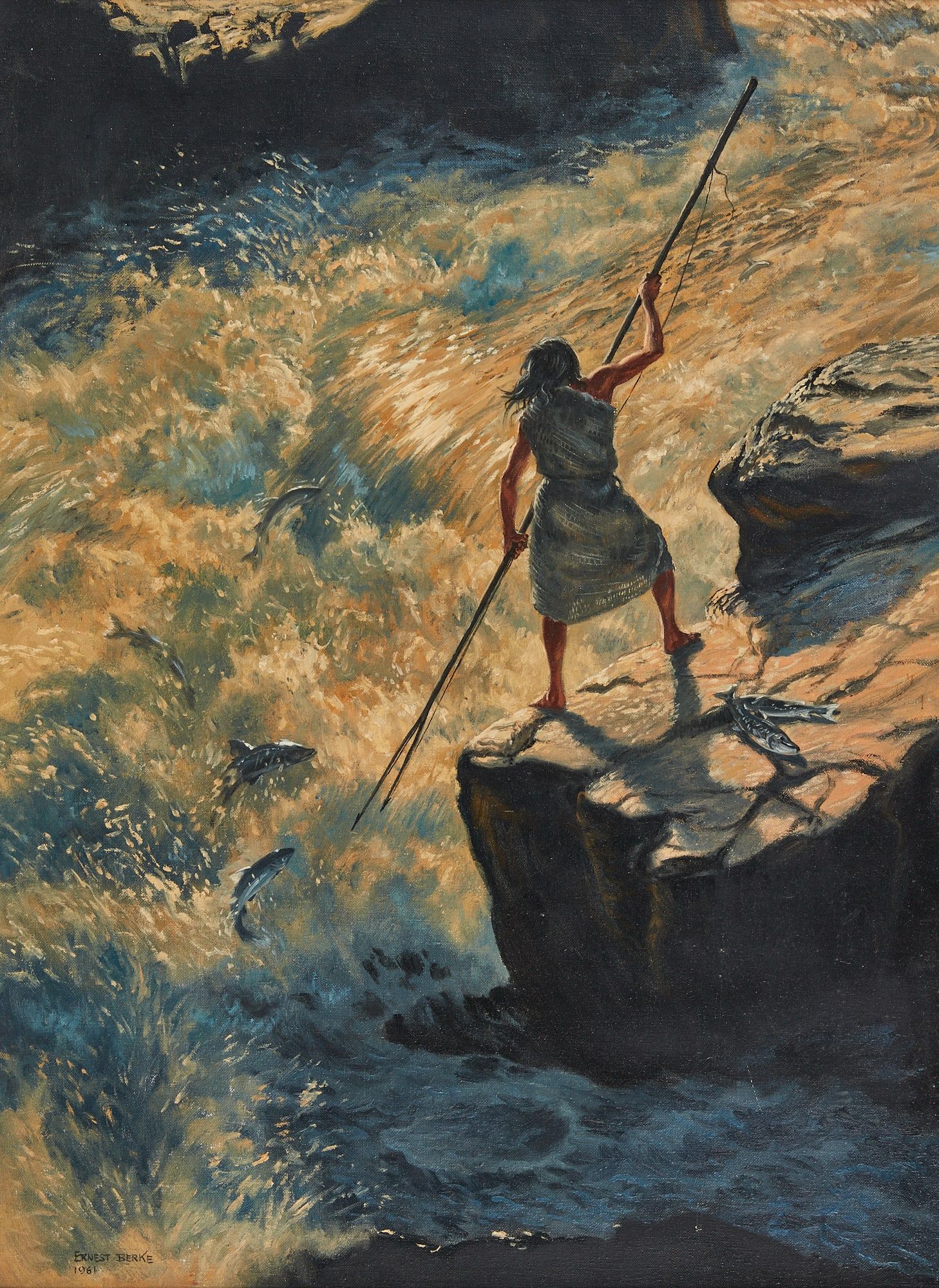 ERNEST BERKE, FISHING OFF THE