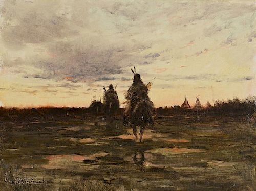 ERNEST CHIRIACKA PAINTING, NATIVE