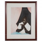 ERNEST CRICHLOW. "LADY," ETCHI