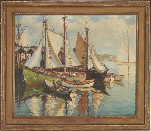 ERNEST DE NAGY EXHIBITED O/C
