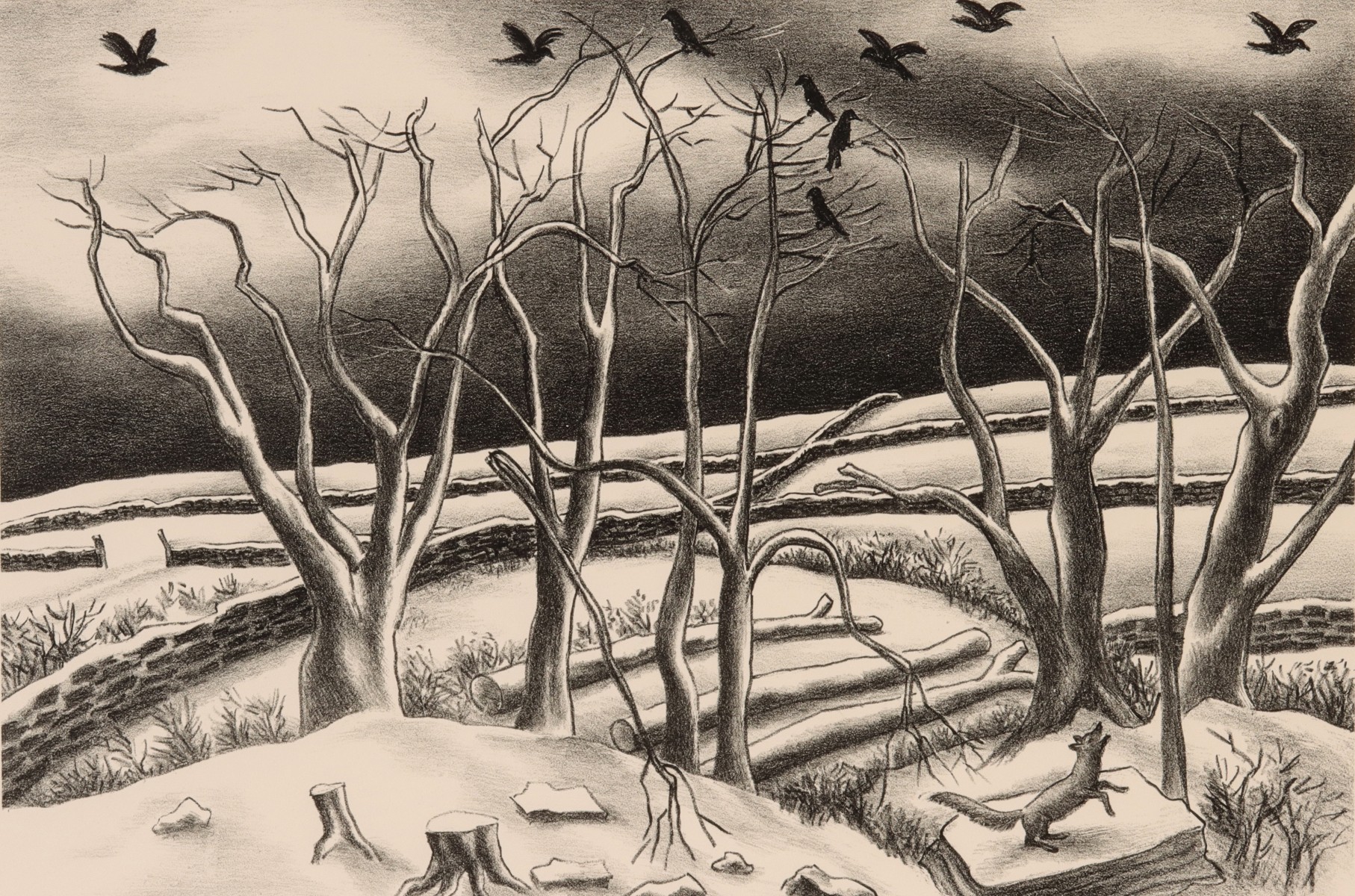 ERNEST FIENE (1894-1965) PENCIL
