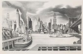 ERNEST FIENE LITHOGRAPH NEW YO