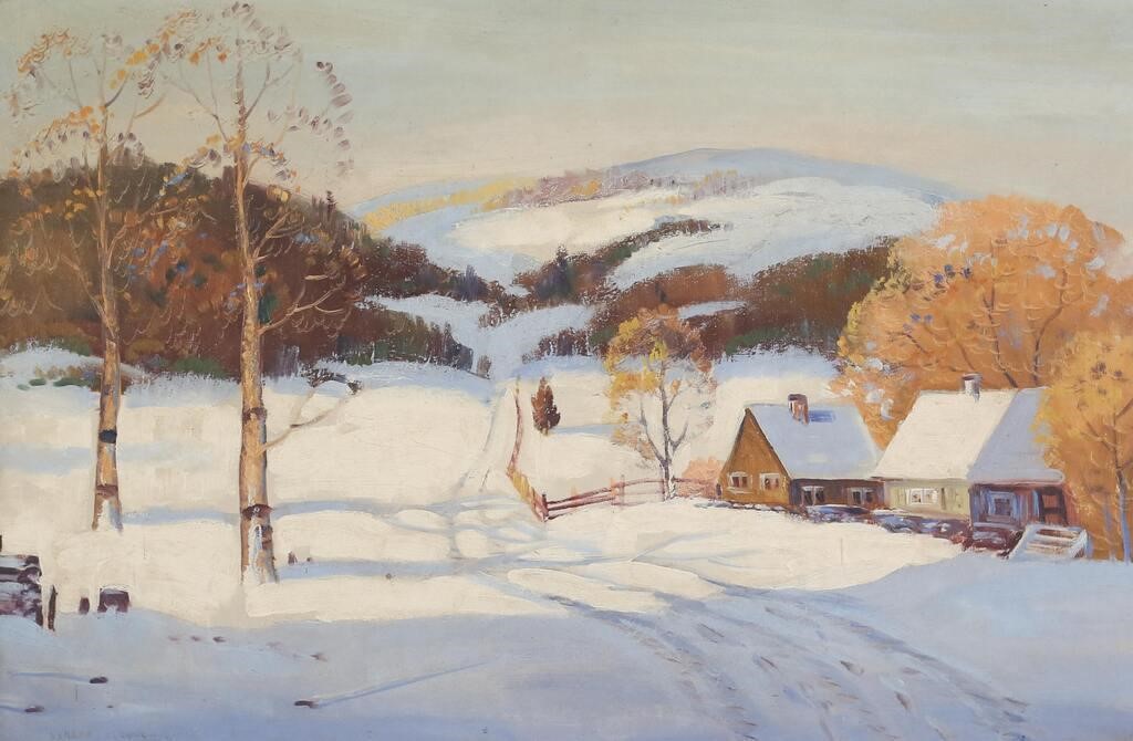 ERNEST FREDERICKS OIL ON CANVAS