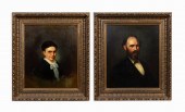 ERNEST GALVAN, PAIR OF PORTRAI
