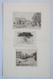 ERNEST HASKELL 3 ETCHINGSErnes