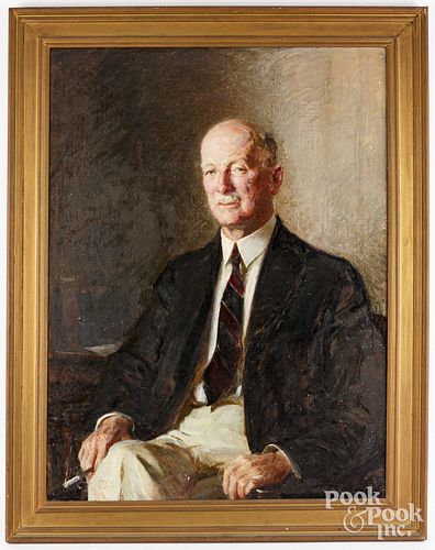 ERNEST IPSEN, OIL ON CANVAS