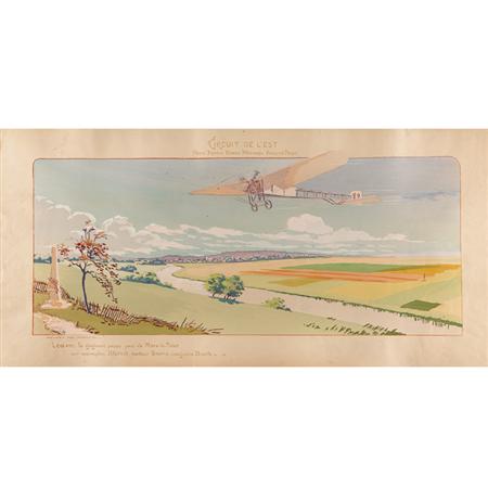 Ernest Montaut Seven color pochoirs