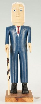 ERNEST PATTON FOLK ART CARVED
