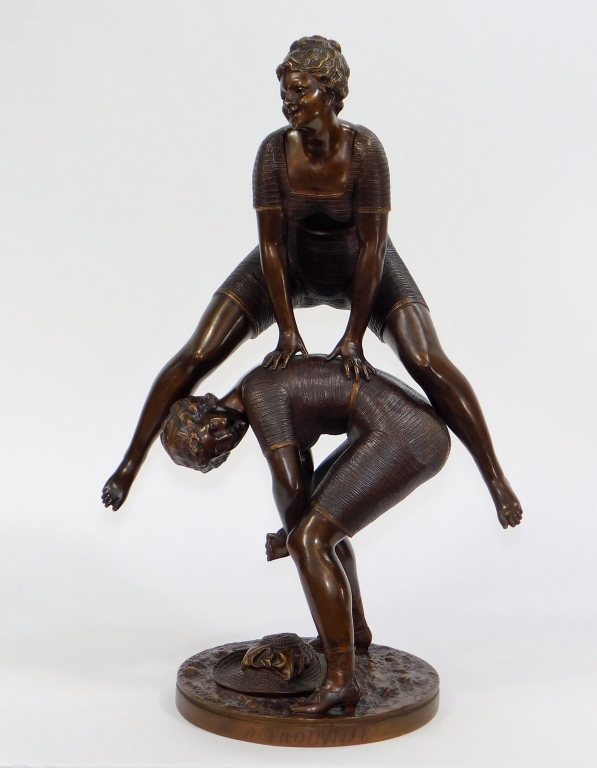 ERNEST RANCOULET LEAP FROG BRONZE