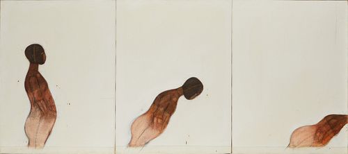 ERNEST TROVA FALLING MAN OIL