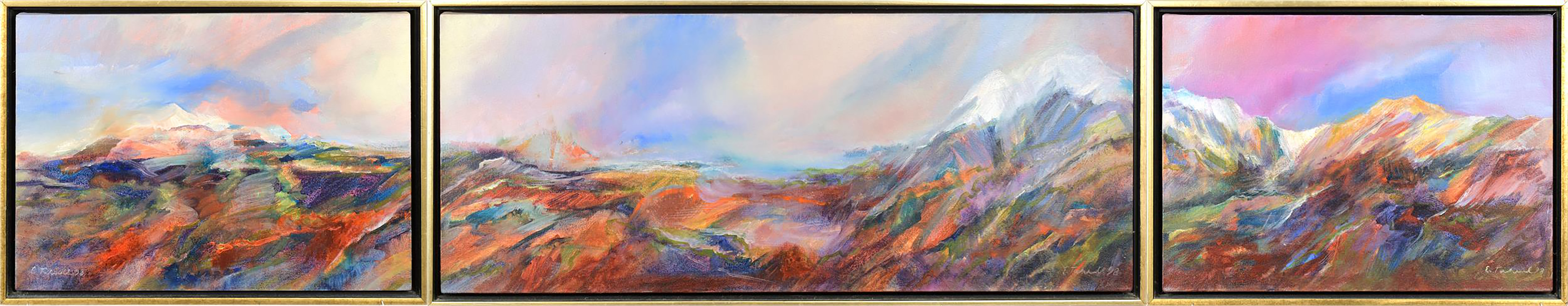 ERNESTINE TAHEDL ACRYLIC ON CANVAS,