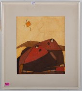 ERNESTO ZAMALLOA. "PAISAJE," O