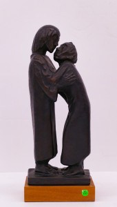Ernst Barlach Chalkware Figura