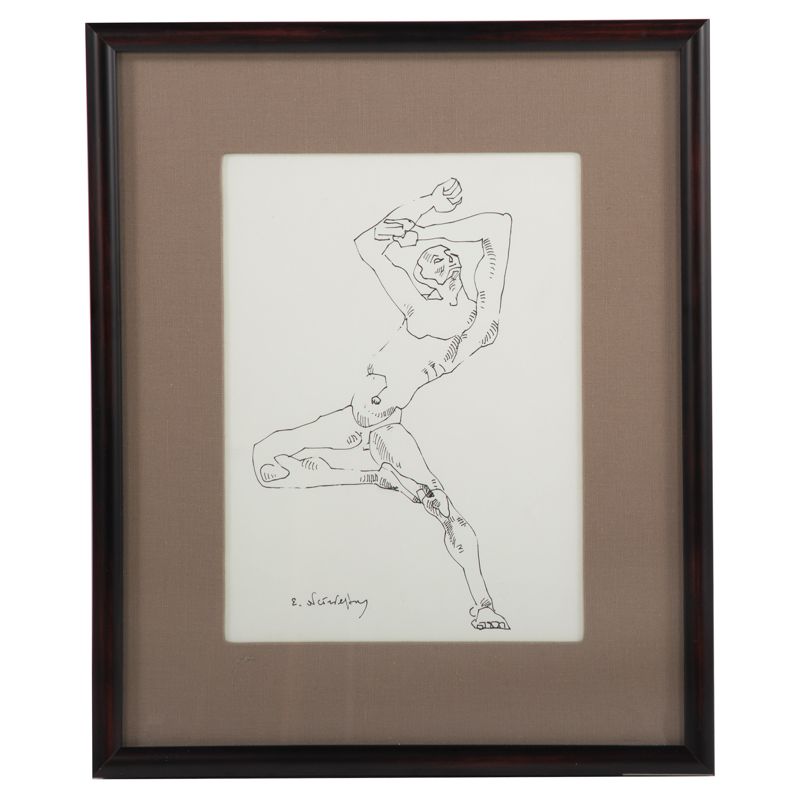ERNST NEIZVESTNY. MALE NUDE