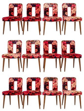 ERNST SCHWADRON UPHOLSTERED DI