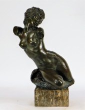 ERNST SEGER BRONZE SCULPTURE O