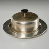 ERNST TREUSCH, HAMMERED SILVER