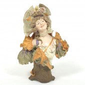 ERNST WAHLISS PORCELAIN BUST O