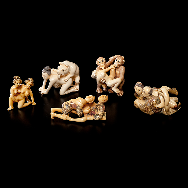 Erotic Japanese Ivory Carvings