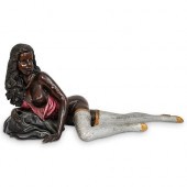 EROTIC NUDE WOMEN BRONZE SCULP