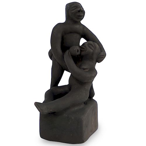 EROTIC PAINTED CERAMIC