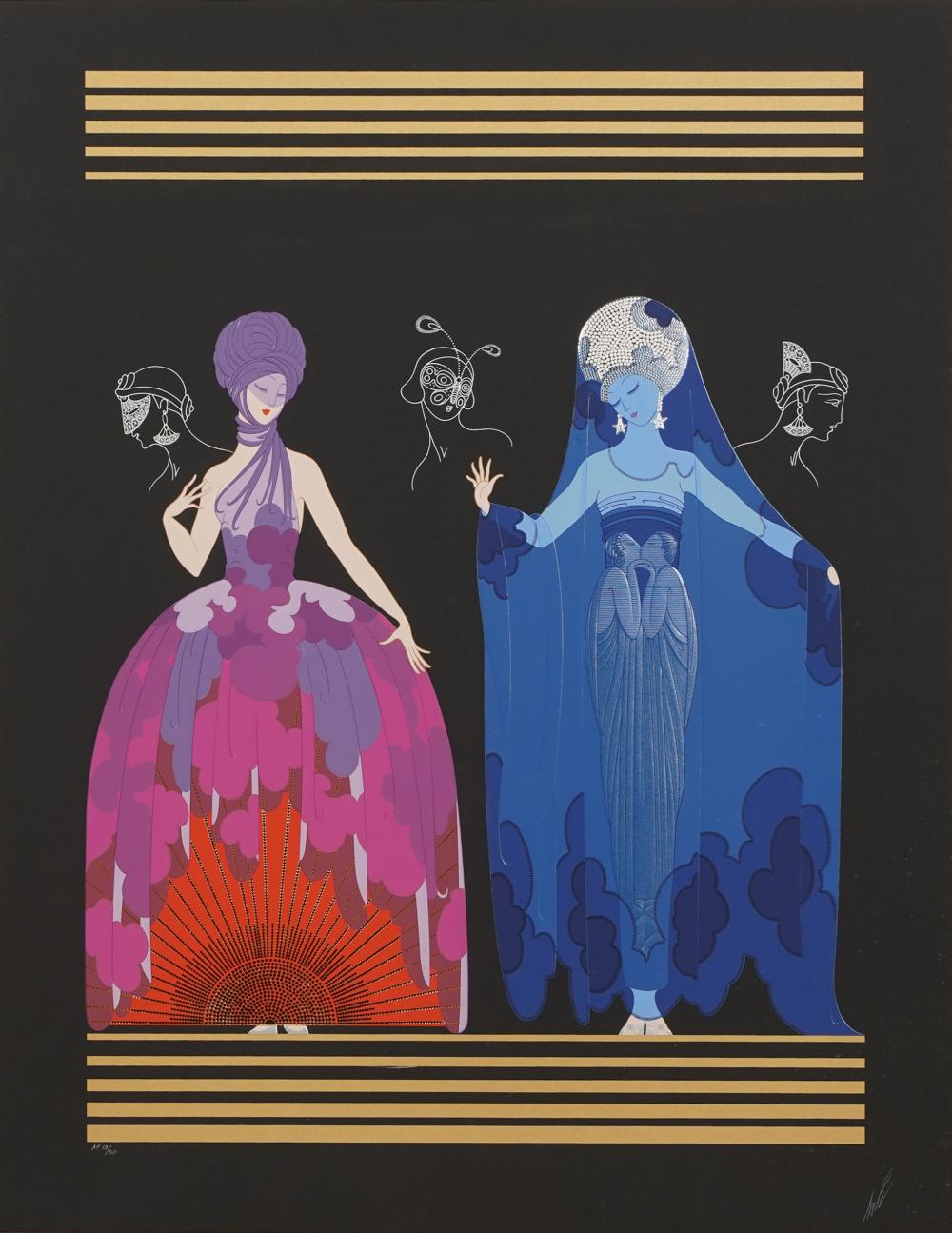 ERTE (1892-1990): EVENING NIGHTErte