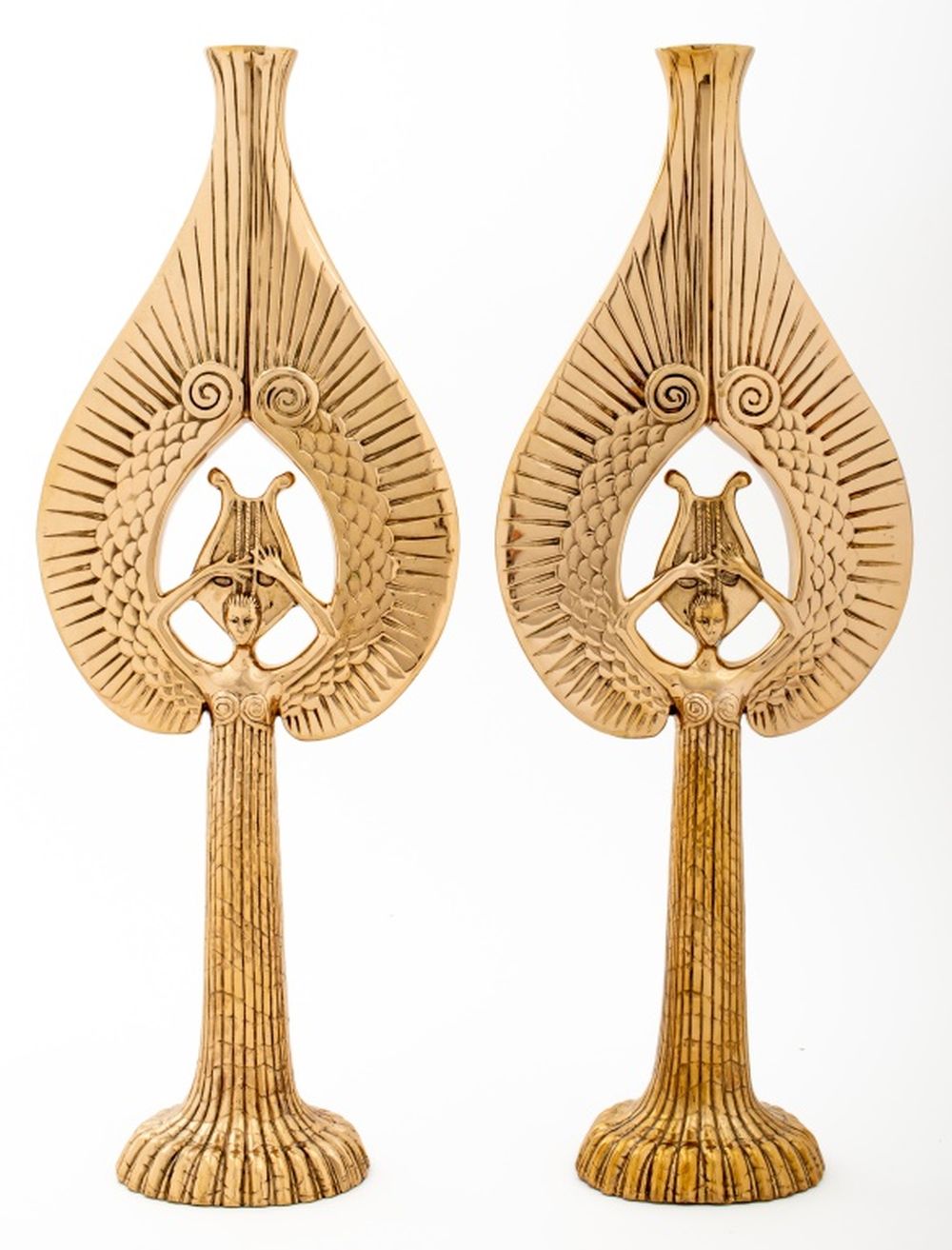 ERTE "ANGEL" AP GILT BRONZE