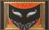 ERTE ART DECO SERIGRAPH, EYES