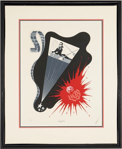 ERTE ART DECO ZODIAC SERIGRAPH,