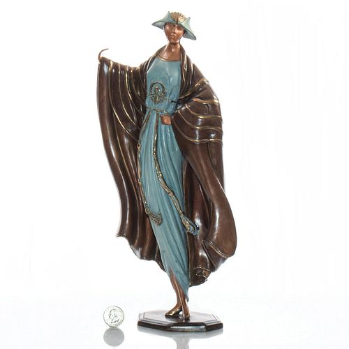 ERTE BRONZE ART DECO LADY