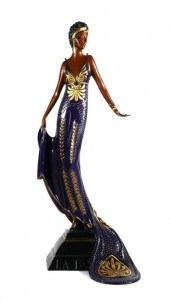 ERTE BRONZE "LA TOSCA" SCULPTU