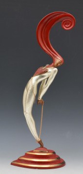 ERTE BRONZE, "L'AMOUR", 21" TA