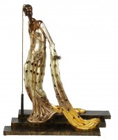 ERTE BRONZE 'MELISANDRE' GILT