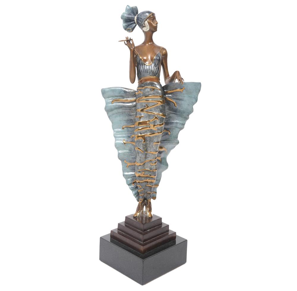 ERTE BRONZE SCULPTURE 'FEMME