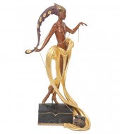 ERTE BRONZE SCULPTURE 'PLEASUR