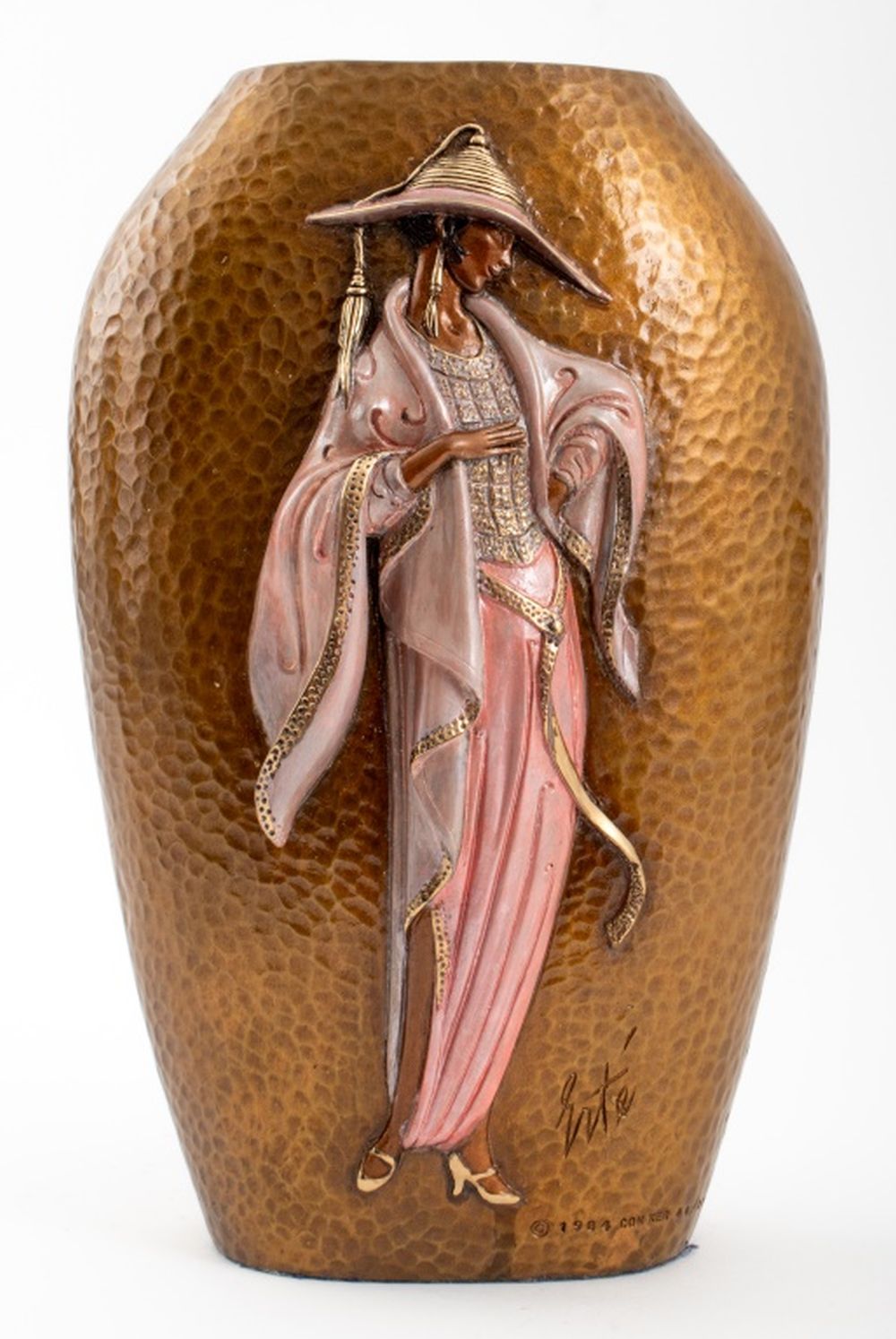 ERTE "CHAPEAU" PATINATED BRONZE