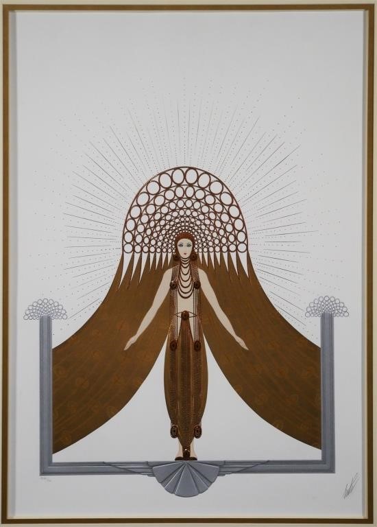 ERTE "CIRCE" SERIGRAPH, SIGNED