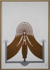ERTE "CIRCE" SERIGRAPH, SIGNED